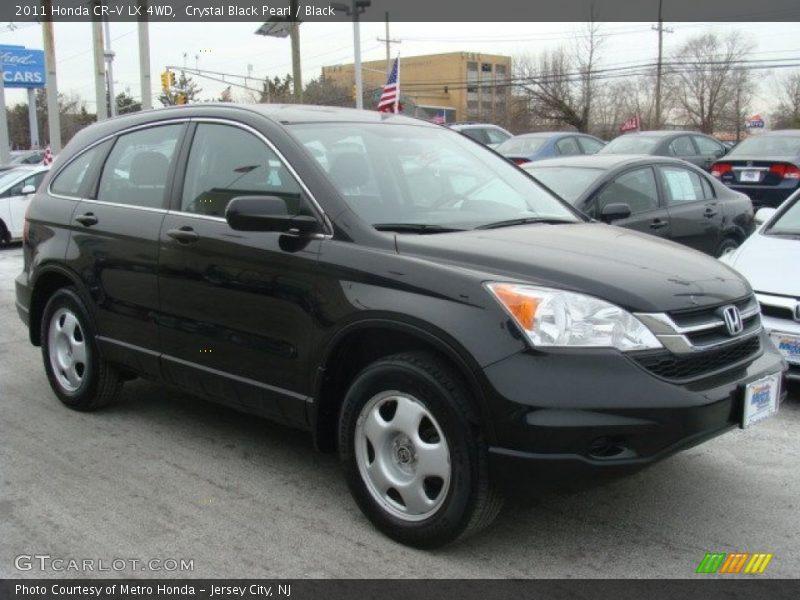 Crystal Black Pearl / Black 2011 Honda CR-V LX 4WD