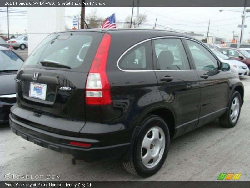 Crystal Black Pearl / Black 2011 Honda CR-V LX 4WD