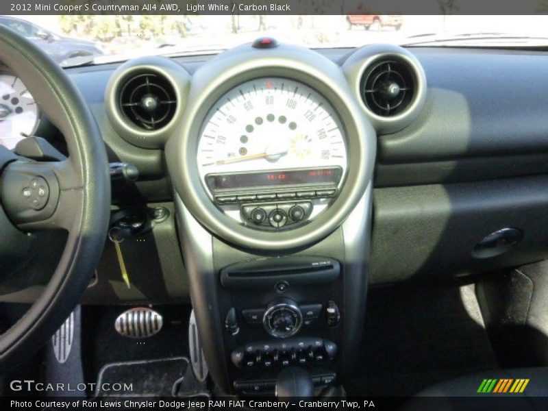 Light White / Carbon Black 2012 Mini Cooper S Countryman All4 AWD