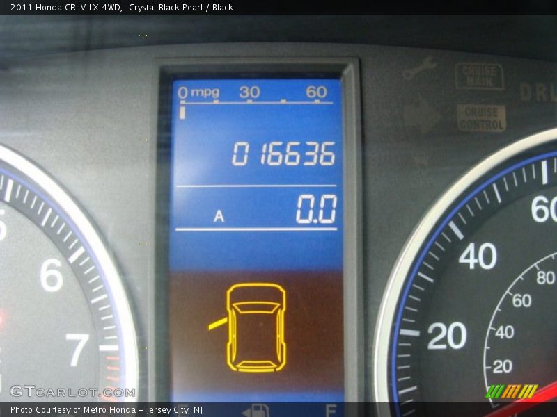 Crystal Black Pearl / Black 2011 Honda CR-V LX 4WD