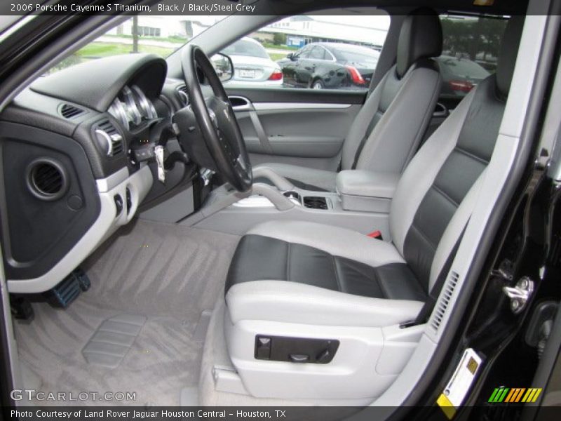  2006 Cayenne S Titanium Black/Steel Grey Interior