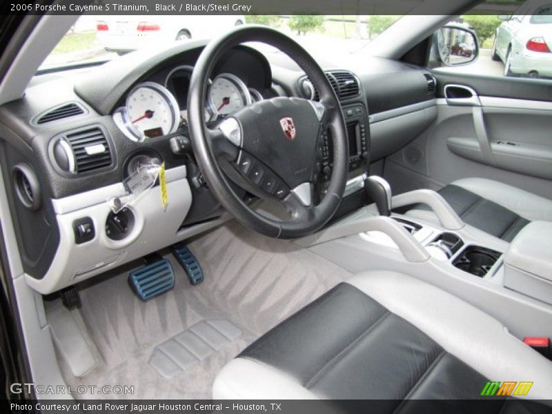 Black/Steel Grey Interior - 2006 Cayenne S Titanium 