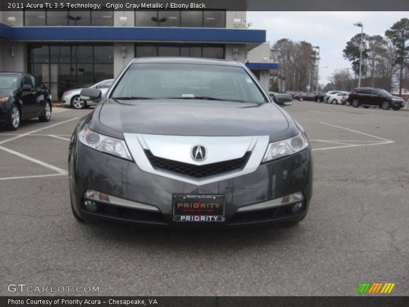 Grigio Gray Metallic / Ebony Black 2011 Acura TL 3.5 Technology