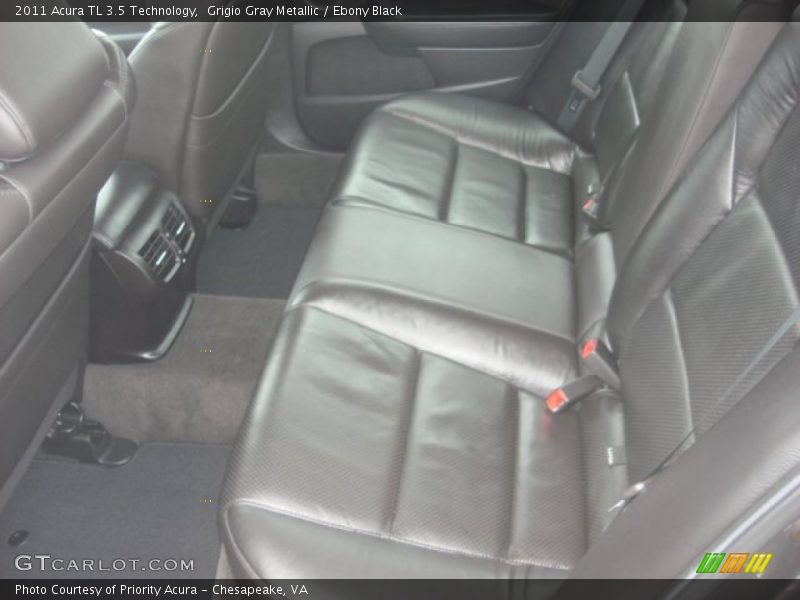 Grigio Gray Metallic / Ebony Black 2011 Acura TL 3.5 Technology