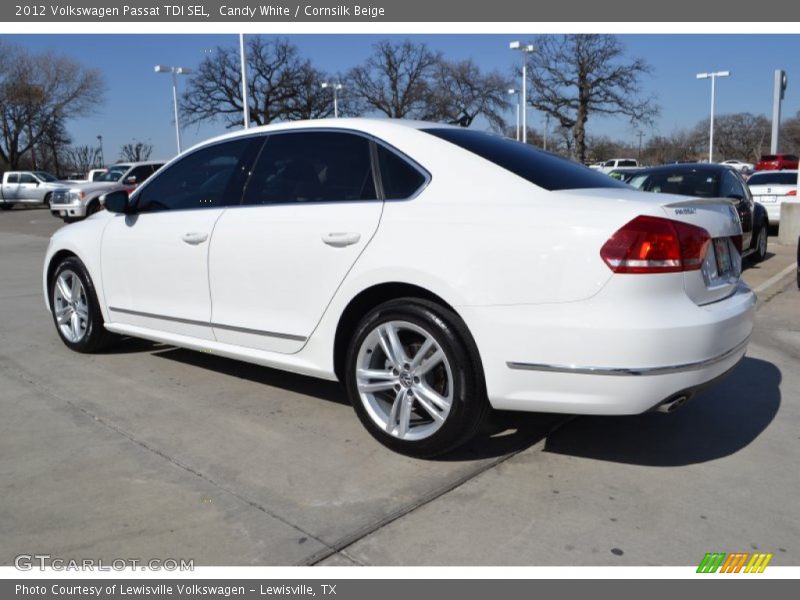 Candy White / Cornsilk Beige 2012 Volkswagen Passat TDI SEL