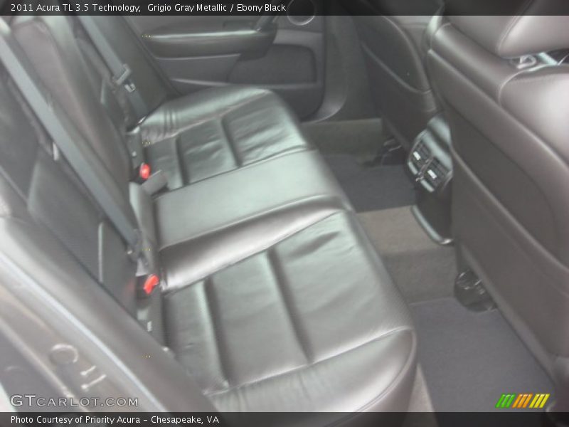 Grigio Gray Metallic / Ebony Black 2011 Acura TL 3.5 Technology