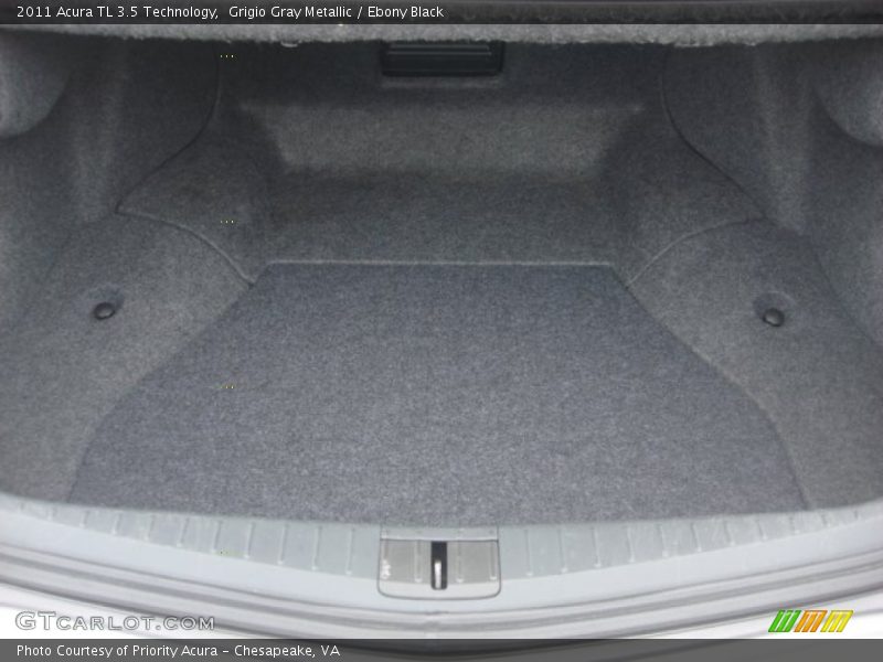 Grigio Gray Metallic / Ebony Black 2011 Acura TL 3.5 Technology