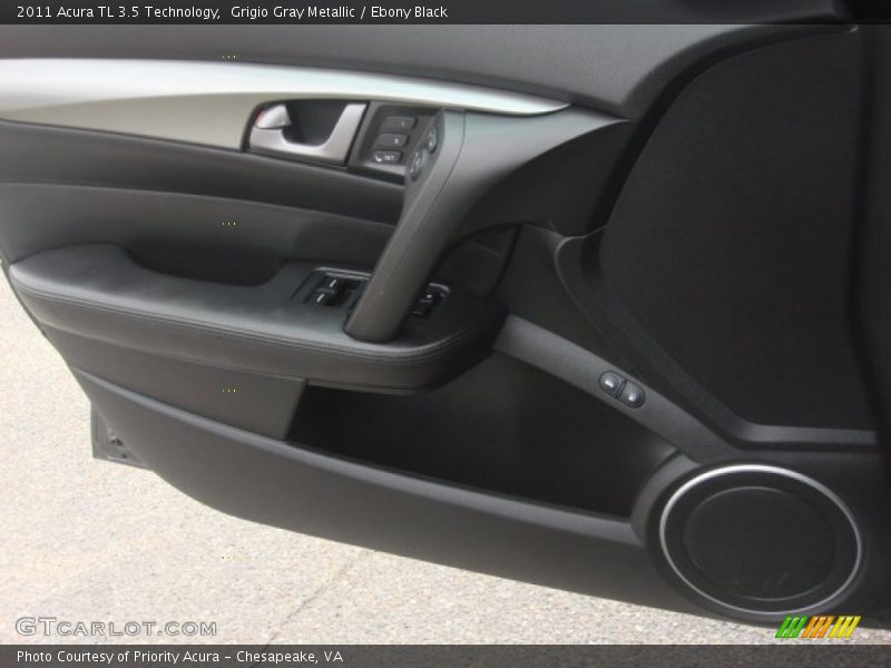 Grigio Gray Metallic / Ebony Black 2011 Acura TL 3.5 Technology