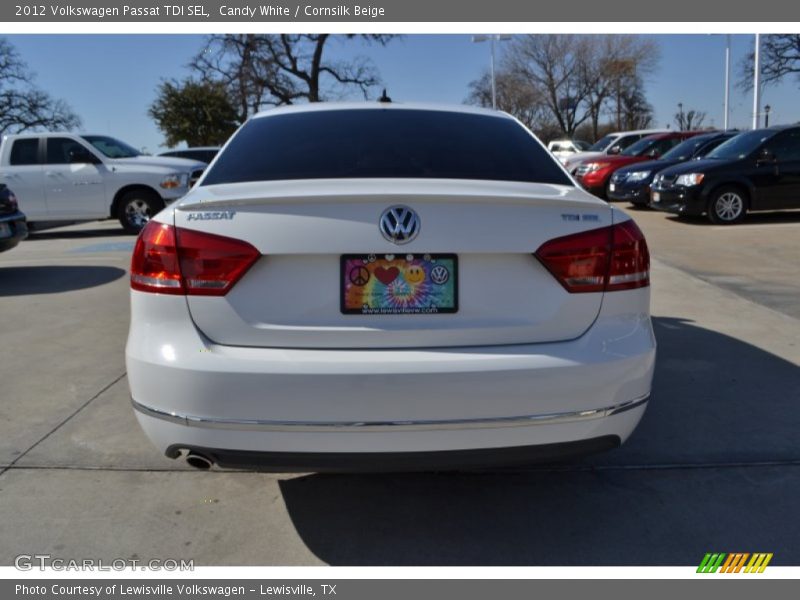 Candy White / Cornsilk Beige 2012 Volkswagen Passat TDI SEL