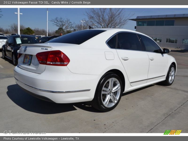 Candy White / Cornsilk Beige 2012 Volkswagen Passat TDI SEL