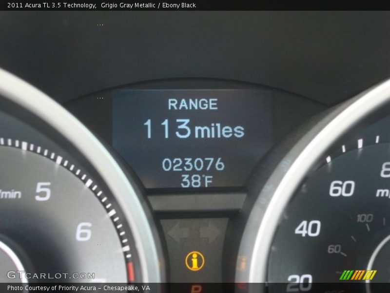 Grigio Gray Metallic / Ebony Black 2011 Acura TL 3.5 Technology