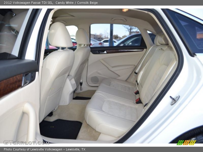 Candy White / Cornsilk Beige 2012 Volkswagen Passat TDI SEL