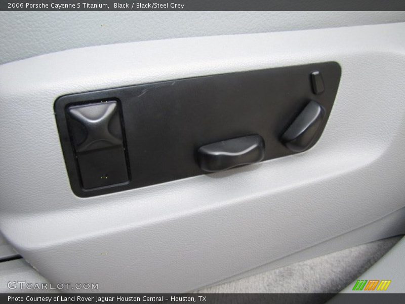 Black / Black/Steel Grey 2006 Porsche Cayenne S Titanium