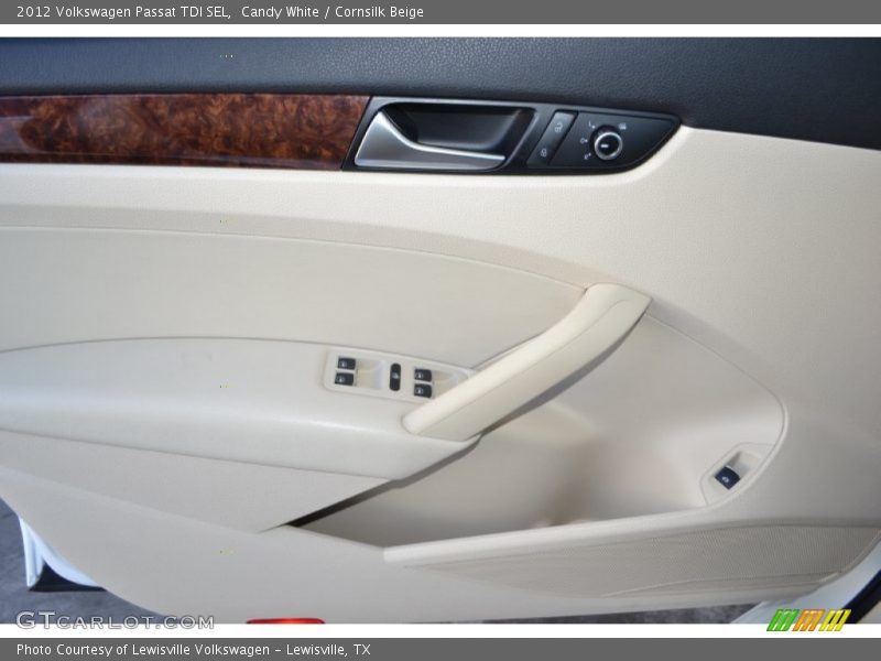 Candy White / Cornsilk Beige 2012 Volkswagen Passat TDI SEL