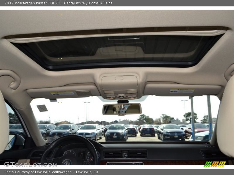 Candy White / Cornsilk Beige 2012 Volkswagen Passat TDI SEL