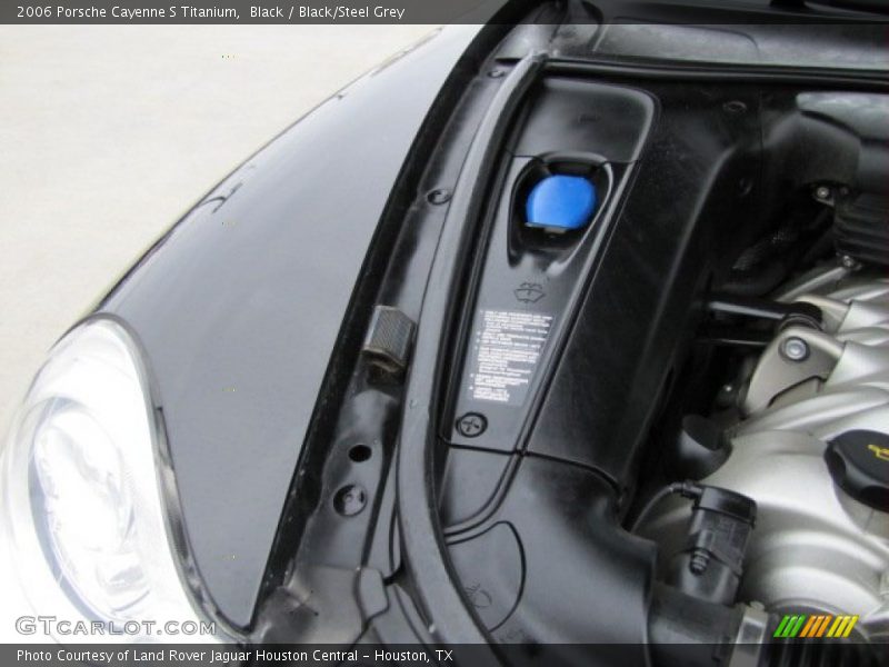 Black / Black/Steel Grey 2006 Porsche Cayenne S Titanium