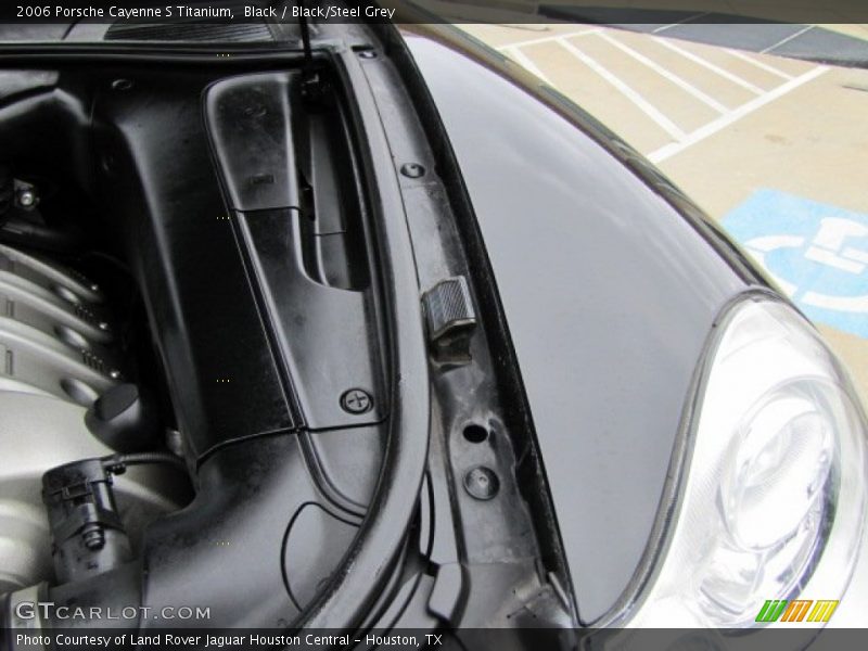 Black / Black/Steel Grey 2006 Porsche Cayenne S Titanium