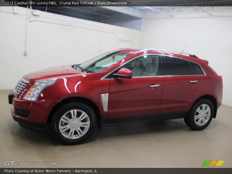 Crystal Red Tintcoat / Shale/Brownstone 2013 Cadillac SRX Luxury FWD