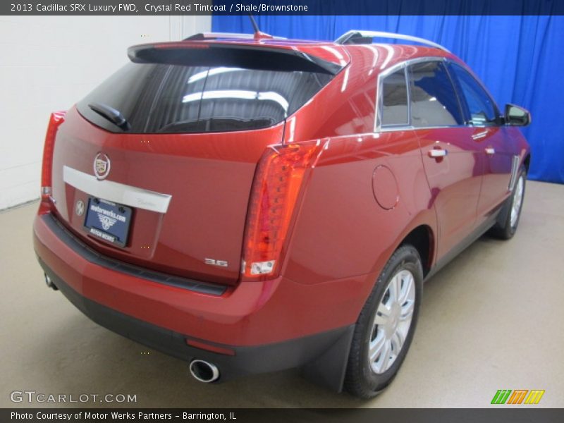 Crystal Red Tintcoat / Shale/Brownstone 2013 Cadillac SRX Luxury FWD