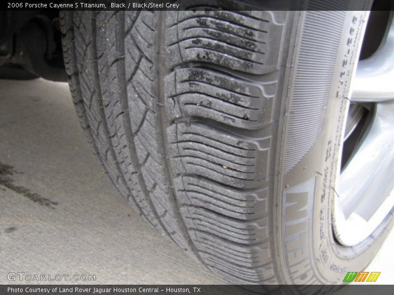 Black / Black/Steel Grey 2006 Porsche Cayenne S Titanium