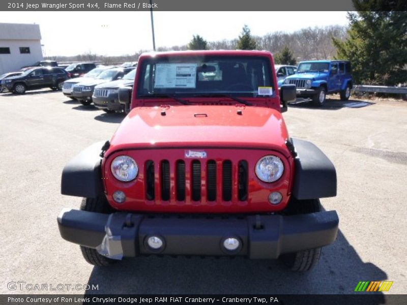 Flame Red / Black 2014 Jeep Wrangler Sport 4x4