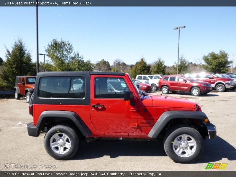 Flame Red / Black 2014 Jeep Wrangler Sport 4x4