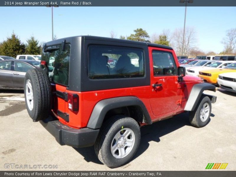 Flame Red / Black 2014 Jeep Wrangler Sport 4x4