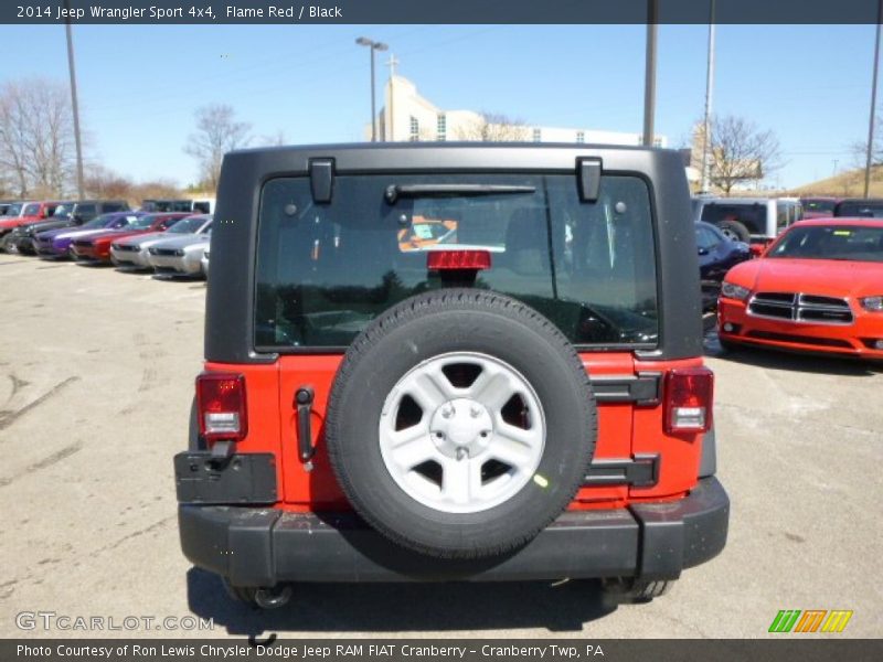 Flame Red / Black 2014 Jeep Wrangler Sport 4x4