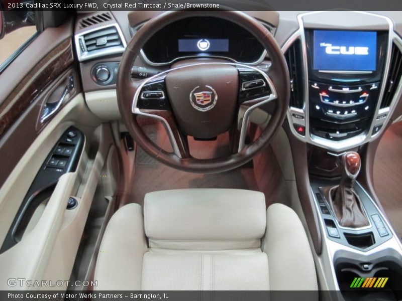 Crystal Red Tintcoat / Shale/Brownstone 2013 Cadillac SRX Luxury FWD