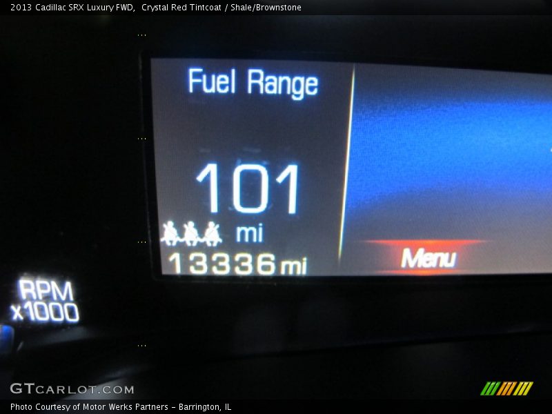 Crystal Red Tintcoat / Shale/Brownstone 2013 Cadillac SRX Luxury FWD