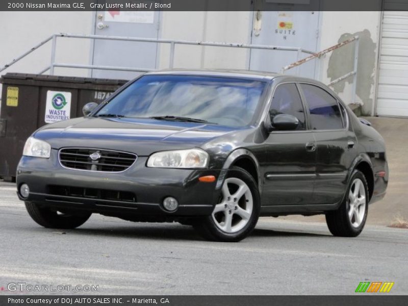 Gray Lustre Metallic / Blond 2000 Nissan Maxima GLE