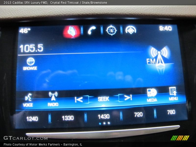 Crystal Red Tintcoat / Shale/Brownstone 2013 Cadillac SRX Luxury FWD