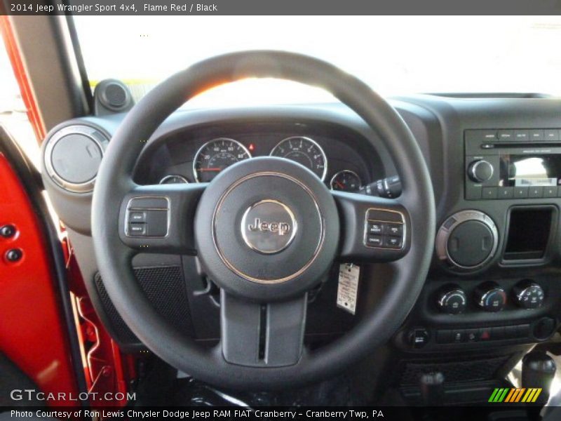 Flame Red / Black 2014 Jeep Wrangler Sport 4x4