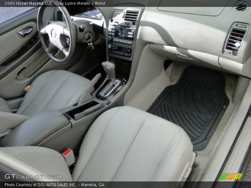 Gray Lustre Metallic / Blond 2000 Nissan Maxima GLE
