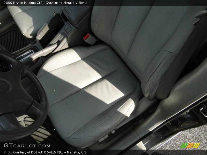 Gray Lustre Metallic / Blond 2000 Nissan Maxima GLE