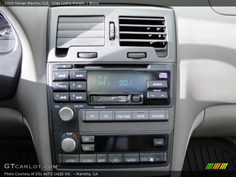 Gray Lustre Metallic / Blond 2000 Nissan Maxima GLE