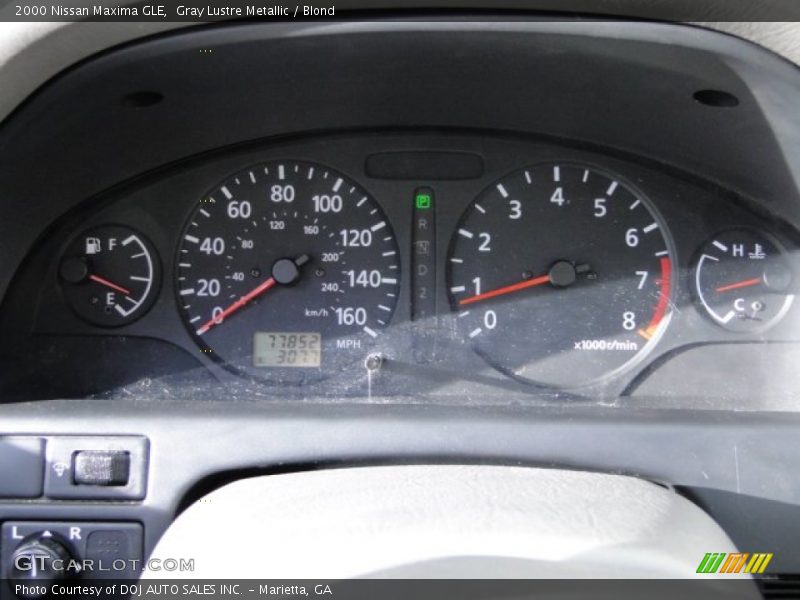 Gray Lustre Metallic / Blond 2000 Nissan Maxima GLE