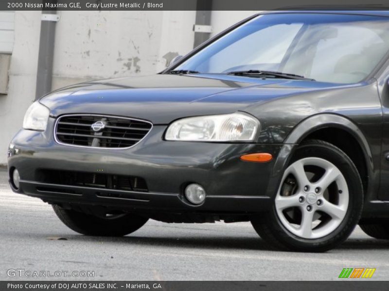 Gray Lustre Metallic / Blond 2000 Nissan Maxima GLE