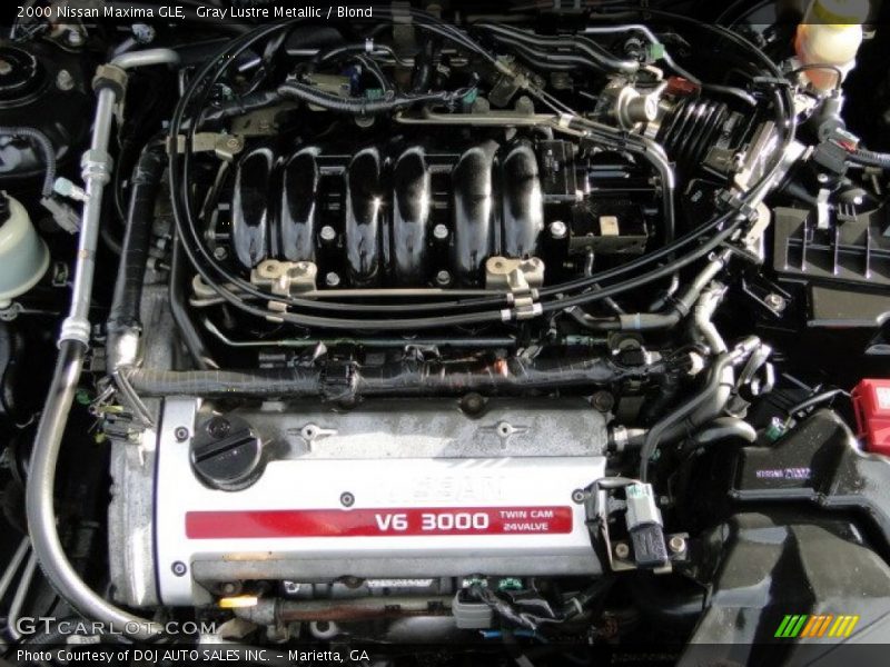 Gray Lustre Metallic / Blond 2000 Nissan Maxima GLE