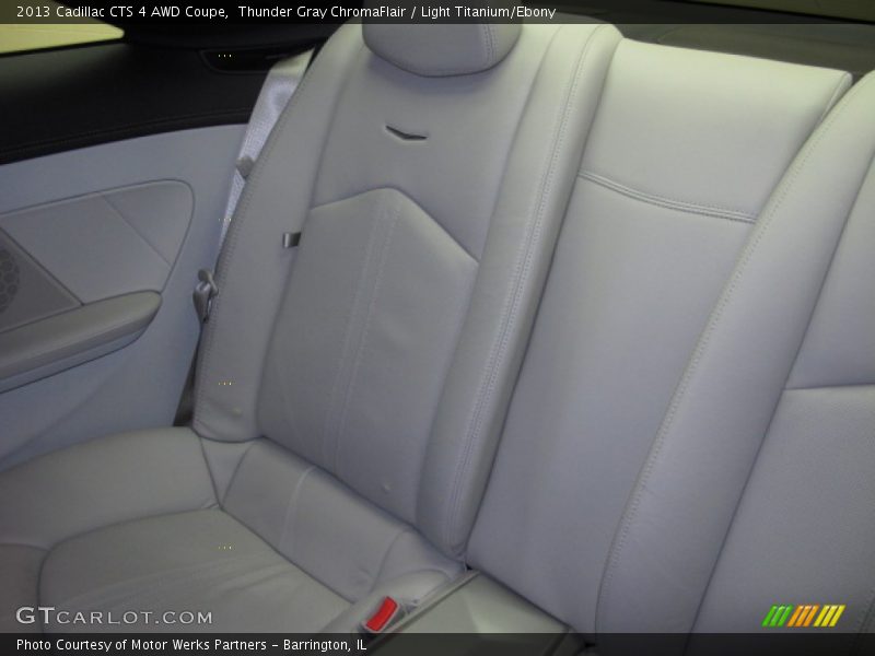 Thunder Gray ChromaFlair / Light Titanium/Ebony 2013 Cadillac CTS 4 AWD Coupe