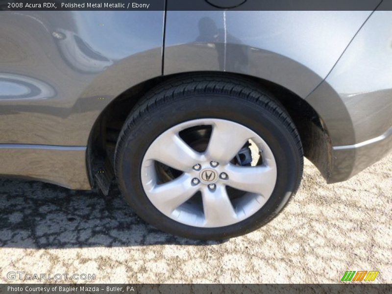 Polished Metal Metallic / Ebony 2008 Acura RDX