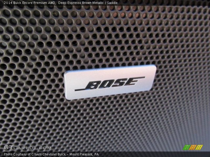 Deep Espresso Brown Metallic / Saddle 2014 Buick Encore Premium AWD