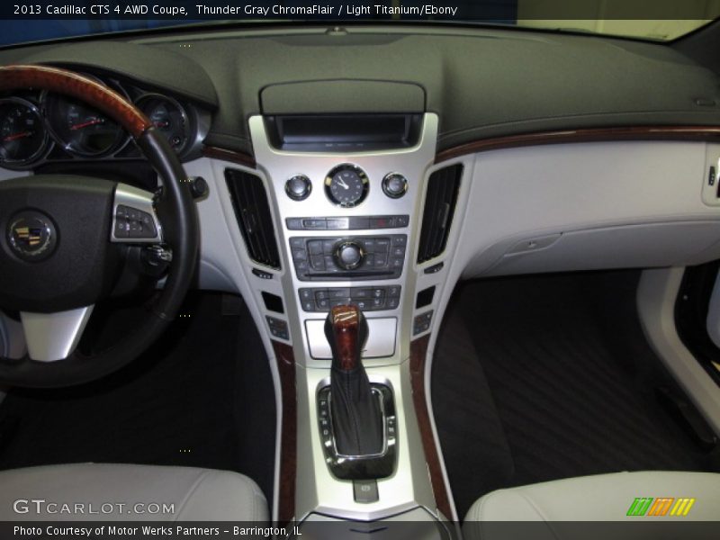 Thunder Gray ChromaFlair / Light Titanium/Ebony 2013 Cadillac CTS 4 AWD Coupe