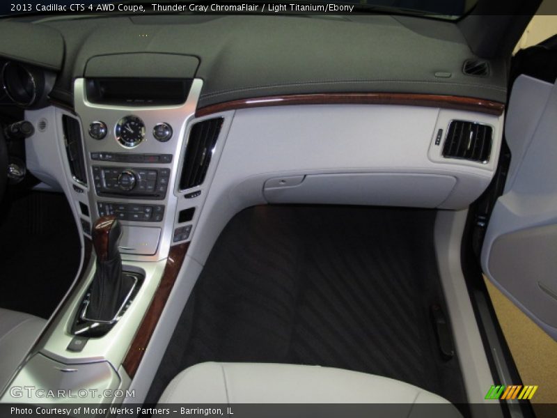 Thunder Gray ChromaFlair / Light Titanium/Ebony 2013 Cadillac CTS 4 AWD Coupe