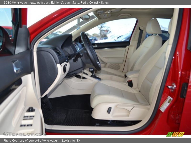 Salsa Red / Cornsilk Beige 2010 Volkswagen Jetta Wolfsburg Edition Sedan