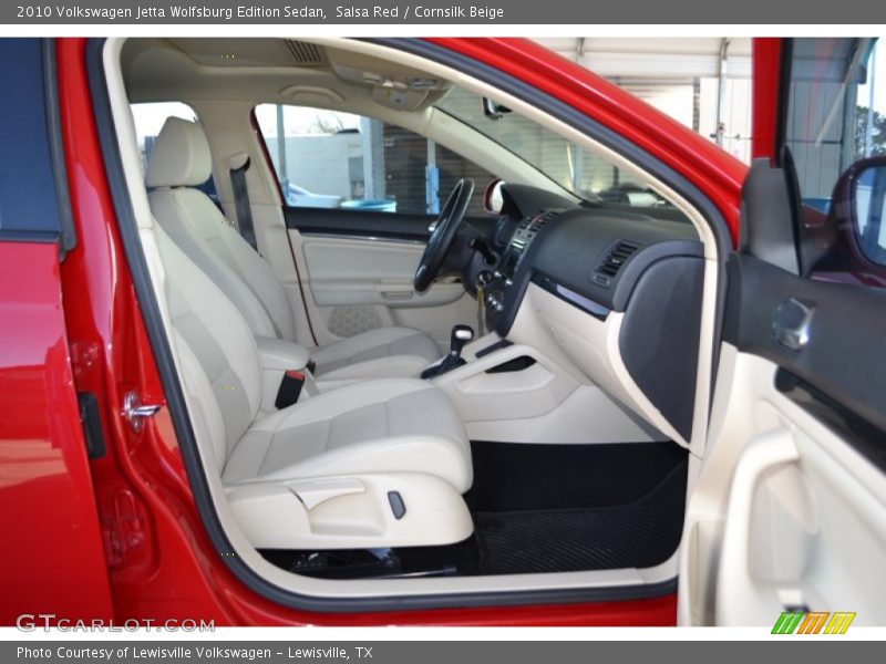 Salsa Red / Cornsilk Beige 2010 Volkswagen Jetta Wolfsburg Edition Sedan