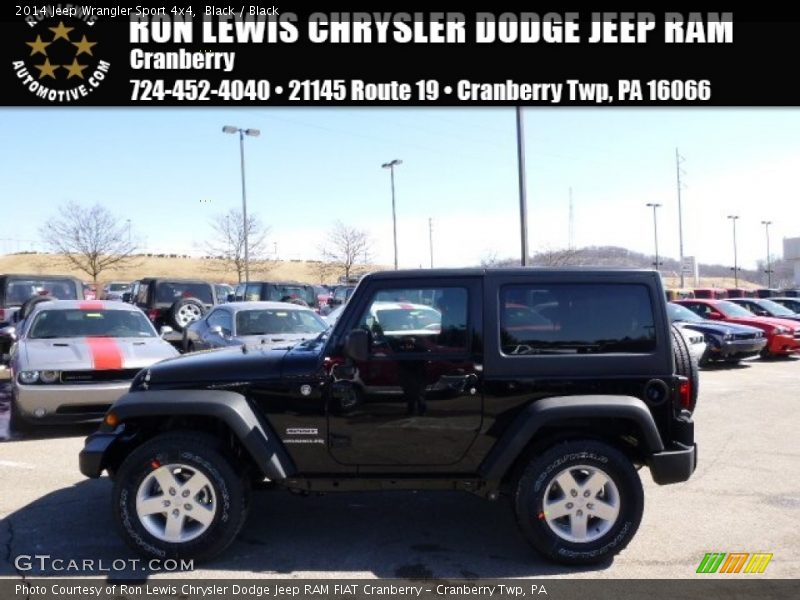 Black / Black 2014 Jeep Wrangler Sport 4x4