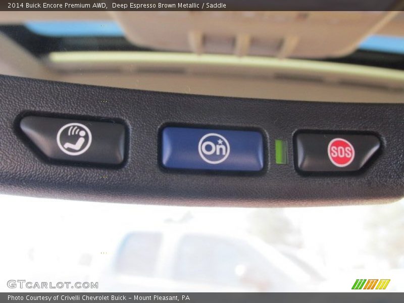 Deep Espresso Brown Metallic / Saddle 2014 Buick Encore Premium AWD