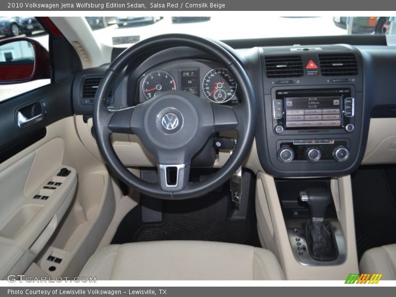Salsa Red / Cornsilk Beige 2010 Volkswagen Jetta Wolfsburg Edition Sedan