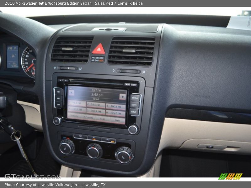 Salsa Red / Cornsilk Beige 2010 Volkswagen Jetta Wolfsburg Edition Sedan
